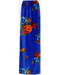 Vetements - High-rise Floral Maxi Skirt - Lyst