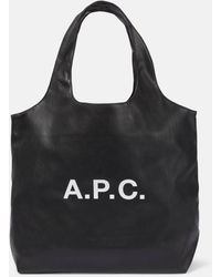 A.P.C. - Ninon Faux Leather Tote Bag - Lyst