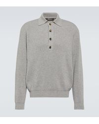 Loro Piana - Leth Cashmere Polo Sweater - Lyst