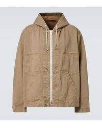 Sacai - Chaqueta De Denim Con Capucha - Lyst