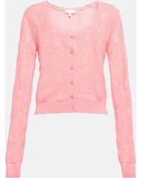 Love Shack Fancy Girls Emlynn Cardigan Moonwash