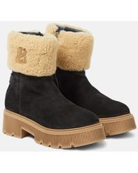 Bogner - Turin 2b Shearling-lined Suede Ankle Boots - Lyst