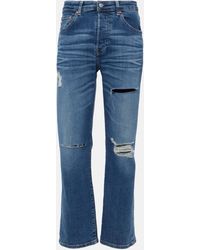 AG Jeans - American Mid-rise Straight Jeans - Lyst