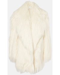 Frankie Shop - Mantel Liza Aus Faux Fur - Lyst