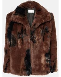 Victoria Beckham - Faux Fur Jacket - Lyst