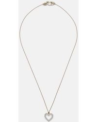 Sophie Bille Brahe - Pearl Heart 14Kt Pendant Necklace With Pearls - Lyst