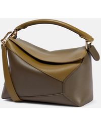 Loewe - Puzzle Edge Small Leather Shoulder Bag - Lyst