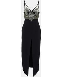 David Koma - Embellished Midi Dress - Lyst