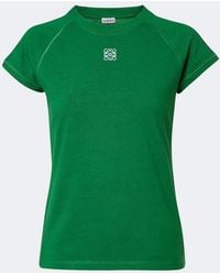 Loewe - Anagram Cotton-Blend T-Shirt - Lyst