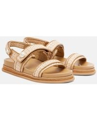 Jimmy Choo - Fayence Leather Sandals - Lyst