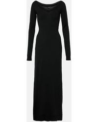 Balenciaga - Maxikleid Aus Einem Wollgemisch - Lyst