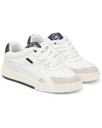Palm Angels Sneakers in pelle e suede - Bianco