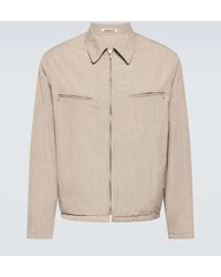 AURALEE - Blouson Aus Wolle - Lyst