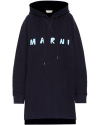 Marni Sweatshirtkleid aus Jersey - Blau