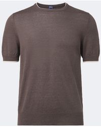 Fedeli - Knitted Linen And Cotton Sweater - Lyst