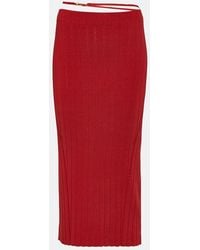 Jacquemus - La Jupe Knitted Skirt - Lyst