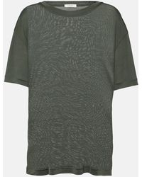 Lemaire - Camiseta De Jersey De Seda - Lyst