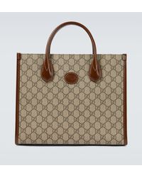Gucci - Retro Monogram-pattern Canvas Tote Bag - Lyst