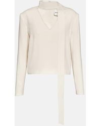 Roland Mouret - Blusa in cady - Lyst