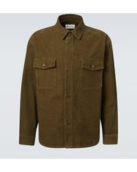 Saint Laurent - Corduroy Overshirt - Lyst