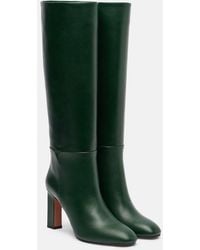 Aquazzura - Sellier 85 Leather Knee-High Boots - Lyst