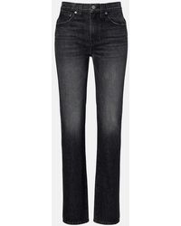 KHAITE - Farley Mid-Rise Slim Jeans - Lyst