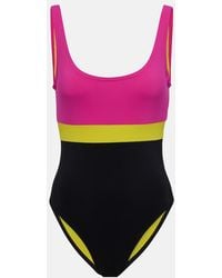 Karla Colletto - Colorblocked Swimsuit - Lyst