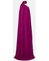 ‎Taller Marmo - Astor Scarf-Detail Maxi Dress - Lyst