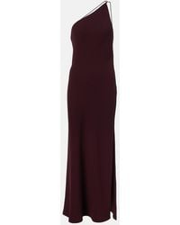 Vince - One-Shoulder Crepe Maxi Dress - Lyst