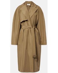 The Row - Amapola Silk Trench Coat - Lyst