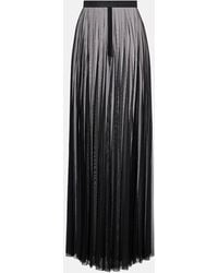 Frankie Shop - Vallen Pleated Mesh Maxi Skirt - Lyst