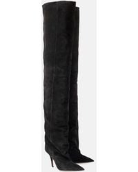Paris Texas - Ines 105 Suede Over-The-Knee Boots - Lyst