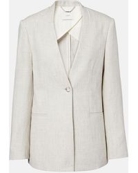 JOSEPH - Ferula Linen And Cotton Blazer - Lyst