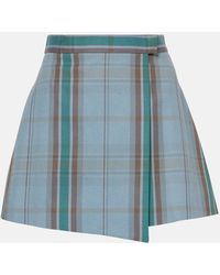 Vivienne Westwood - Minirock Cut Off Aus Baumwolle Und Leinen - Lyst