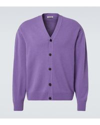 AURALEE - Cashmere Cardigan - Lyst