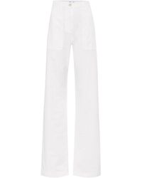 Loro Piana High-Rise Jeans Dannie - Weiß
