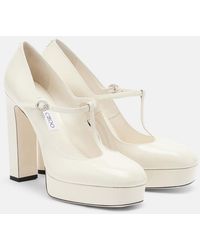 Jimmy Choo - Marene Patent Leather Mary Jane Pumps - Lyst