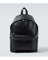 Saint Laurent - City Leather Backpack - Lyst