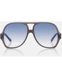 Chloé - Salome Aviator Sunglasses - Lyst