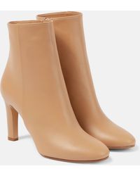 Gabriela Hearst - Lila Leather Ankle Boots - Lyst