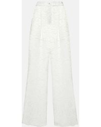 Dolce & Gabbana - Pantaloni A Gamba Larga - Lyst
