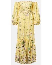 CAMILLA - Abito Bustier Daisy Chains - Lyst