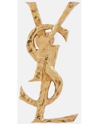 Saint Laurent - Boucle D'Oreille Unique Cassandre A Clips - Lyst
