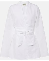 TOVE - Arya Cotton Wrap Top - Lyst