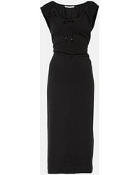 Proenza Schouler - Label Nina Cotton-Blend Midi Dress - Lyst
