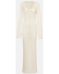 Bananhot - Kyle Sequined Knitted Maxi Dress - Lyst