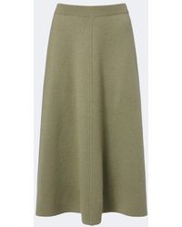Jardin Des Orangers - Virgin Wool And Cashmere Midi Skirt - Lyst