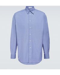 The Row - Camisa oxford Miller de algodon - Lyst