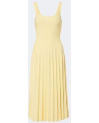 STAUD - Ellison Pleated Maxi Dress - Lyst
