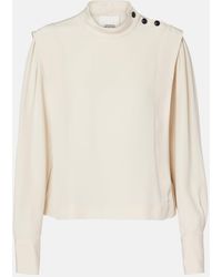 Isabel Marant - Felissa Crepe Blouse - Lyst